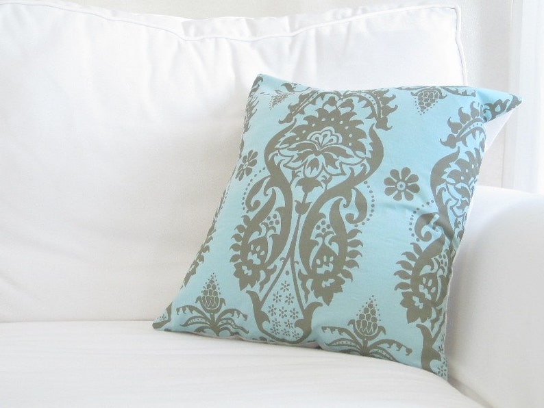 Seen In Martha Stewart Decorative Pillow Damask Pillows Etsy