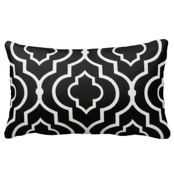 Black Outdoor Throw Pillow Covers Patio Pillows Black Pool Etsy