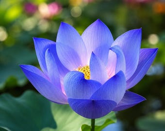 Blue Lotus Seeds Nelumbo Nucifera Water Lotus Flower Pond Plant Tropical Non GMO