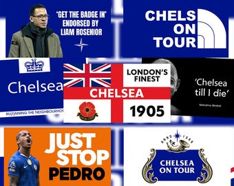 Chelsea Inspired Sticker Pack