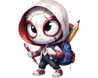 Urodziny Spidermana Superbohatera PNG, Clipart Spidermana na koszulkę dla solenizanta, Impreza Spidermana PNG, Topper na tort PNG, pobieranie cyfrowe