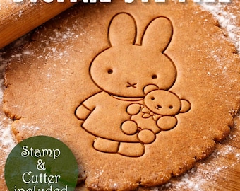 Miffy with teddy bear STL-file