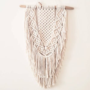 Macrame Driftwood Wall Hanging -- Handmade Boho Decor -- Bohemian Tapestry -- OOAK -- Aesthetic