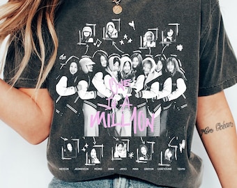 ジヒョ ユニセックス シャツ、ジヒョ グラフィック T シャツ、TWICE