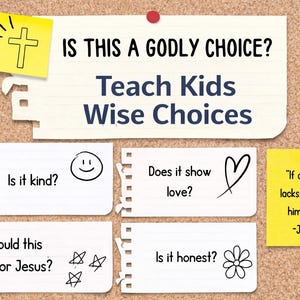 Christian Kids Poster | Homeschool Wall Art | Bible Verse Behavior Chart | Faith Based Classroom Decor