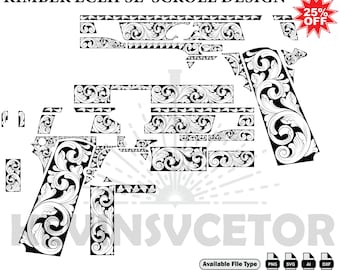 KIMBER ECLIPSE  SCROLLSVG: Laser Cut/Engrave Files