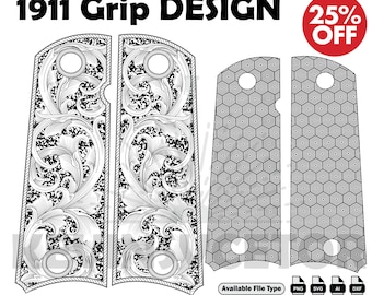 Ezcad2 1911 Grip Pattern (la Santa Muerte)svg Format Included - Etsy