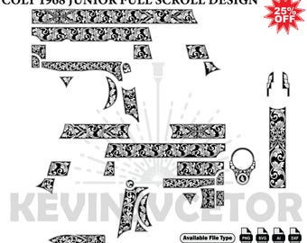 COLT 1968 JUNIOR SCROLLSVG: Laser Cut/Engrave Files