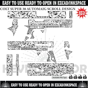 COLT SUPER 38 AUTOMAIGSVG: Laser Cut/Engrave Files