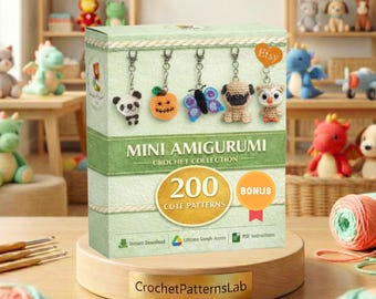200 haakpatronen mini-amigurumi | Tiny Cute Toys pdf | Direct downloaden