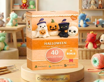 40 Halloween Crochet Patterns | Spooky Amigurumi & Decor PDF | Instant Download