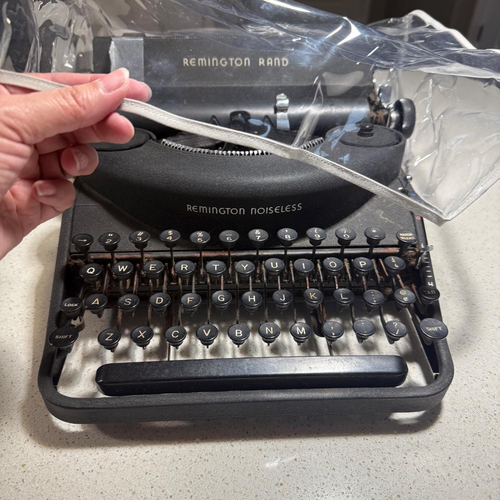 完働品 REMINGTON NOISELESS 7 タイプライターフランス仕様 完働品