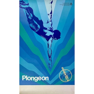Originales Plakat – 1970 – plongeon (gouvernement du quÉbec)