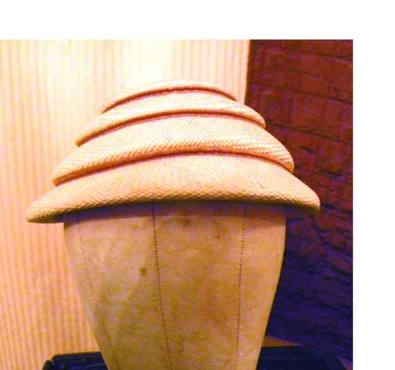Original Straw Tiered Panama Hat - image 1