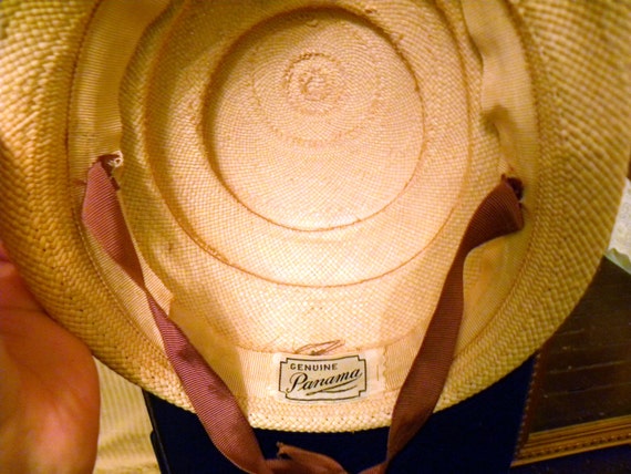 Original Straw Tiered Panama Hat - image 5