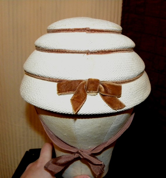 Original Straw Tiered Panama Hat - image 4