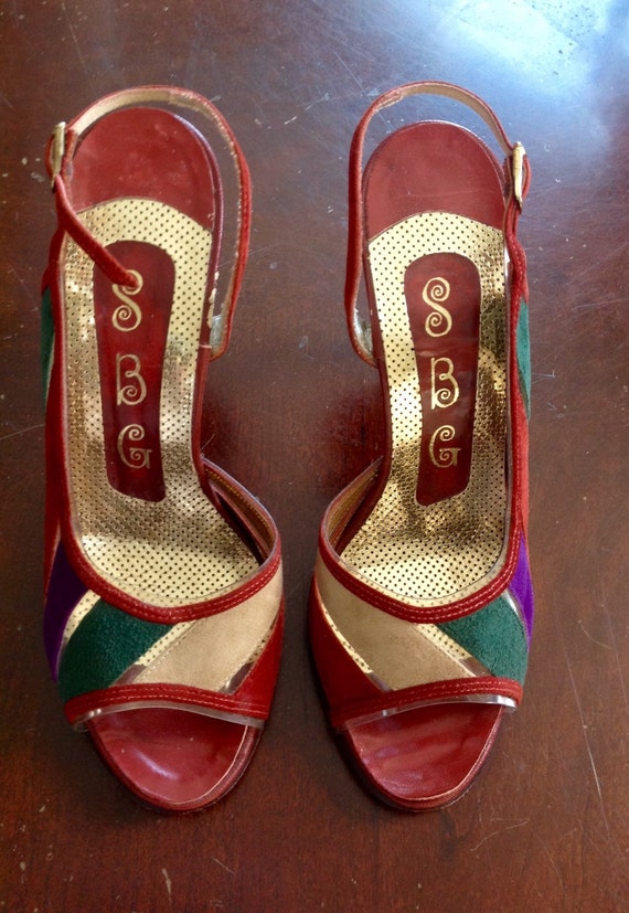 Vintage SBG Suede Shoes! Great condition! Sz 7-7.5