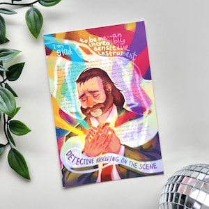 Harry Du Bois - Disco Elysium Art Print A6 (4"x6")