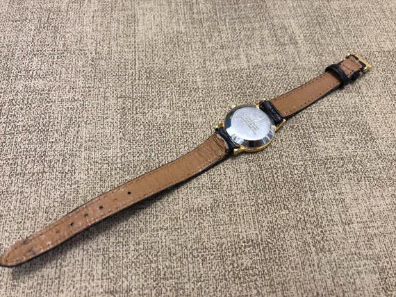 discontinued Bulova Longchamp white porcelain Dial Roman numerals quartz Ladies Watch 24mm View 6