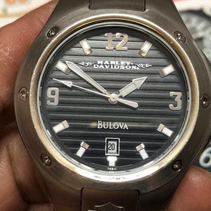 Harley Davidson Bulova Mens Watch - Etsy