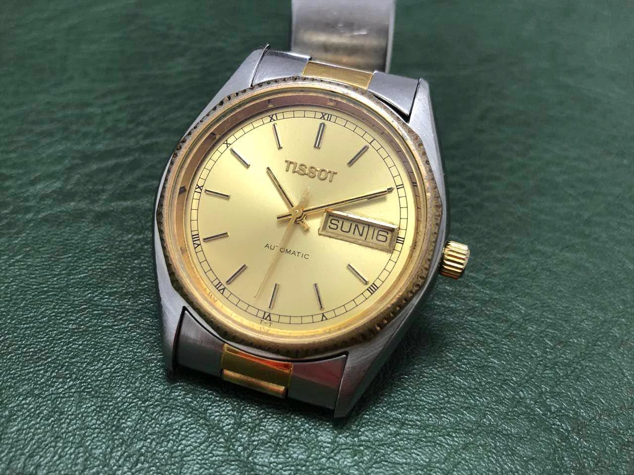 Vintage Tissot Seastar Automatic 1960 ladies Gold watch 20mm Fit 6in Broken Band Womens Tissot Seastar - Etsy main image 4