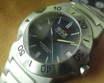 SECTOR 450 STAINLESS DIVER WATCH – VINTAGE 90\'s – SWISS MADE – SAPPHIRE CRYSTAL Sector 450 quartz - Gem main image 3