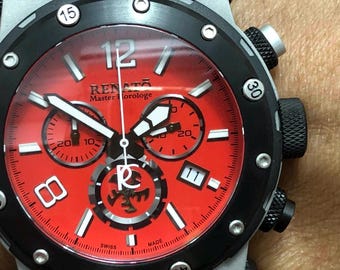 NOS Renato Swiss Made Diving Chronograph, 46mm, Limited Edition