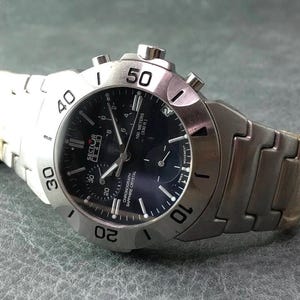 01 NOS SECTOR 540 Blue Dial Racing Chronograph - Swiss Quartz Men's Watch (40mm) image 6