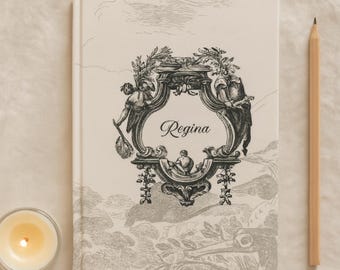 Personalized Victorian Journal: Dark Academia Antique Notebook