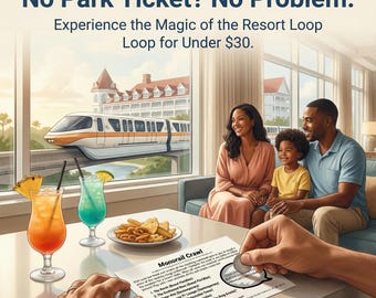 Magical Vacation Resort Loop  Challenge Cards | 4-Pack Scratch Off Game | Orlando Vacation Guide | Bachelorette/Girls Night Party Favor