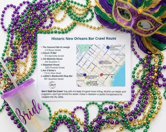 The "NOLA History on Tap" Scratch-Off Bar Crawl (4-Pack)