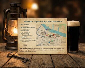 Savannah's Liquid History Bar Crawl (4-Pack)