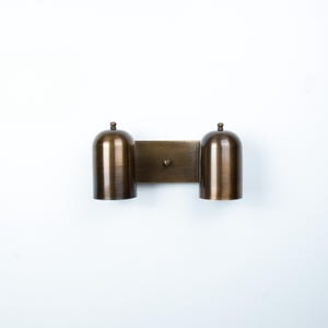 Mid-Century Modern Wall Light, 3-Light Vanity Sconce, Industrial Bedroom Wall Lamp, Vintage Sconce for Hallway or Living Room with Plug 2-Light (13.4")