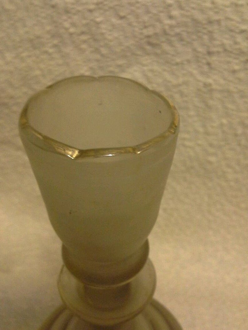 Decanter Crystal Antique Glass Shot Glass Stopper Hand Painted Etsy