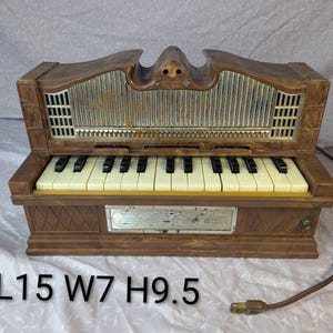 Vintage Electric Organ - Etsy