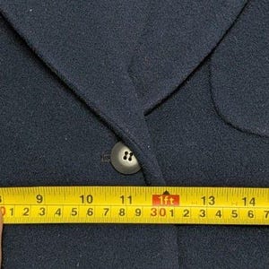 1980 Medium Pendleton Navy 100% Virgin Wool Blazer Jacket image 8