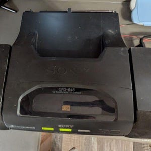 Sony CFD-646 Boombox 3 CD Radio Cassette Recorder Detachable Speakers w/Remote image 6