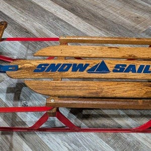 Vintage Flexible Flyer Snow Sled - Etsy Canada