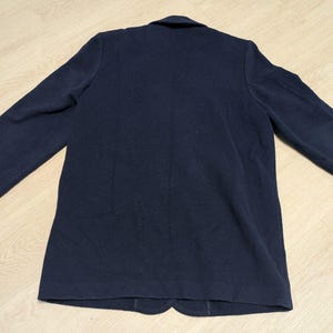 1980 Medium Pendleton Navy 100% Virgin Wool Blazer Jacket image 2