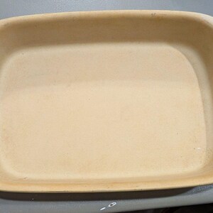 Assadeira retangular de cerâmica Pampered Chef Family Heritage (descontinuada em 2005)