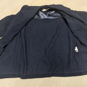 1980 Medium Pendleton Navy 100% Virgin Wool Blazer Jacket image 4