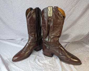 Vintage Justin Roper Boots, Men display picture 3