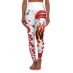Flaming Lips Heart Tattoo leggings | Yoga Leggings