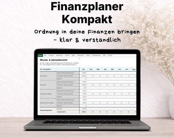 KLARVIO Compact Financial Planner | Plan your household budget clearly and systematically | PDF + Excel for couples and families