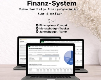 KLARVIO Financial System | Complete Budget & Planning System for Months and Years | PDF + Excel for Couples and Families