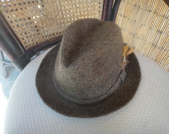帽子 40s Vintage Borsalino Alex 7 3/8 59cm Vintage 1930's- 1940's Borsalino - Size Appx 7 1/4 - 7 3/8