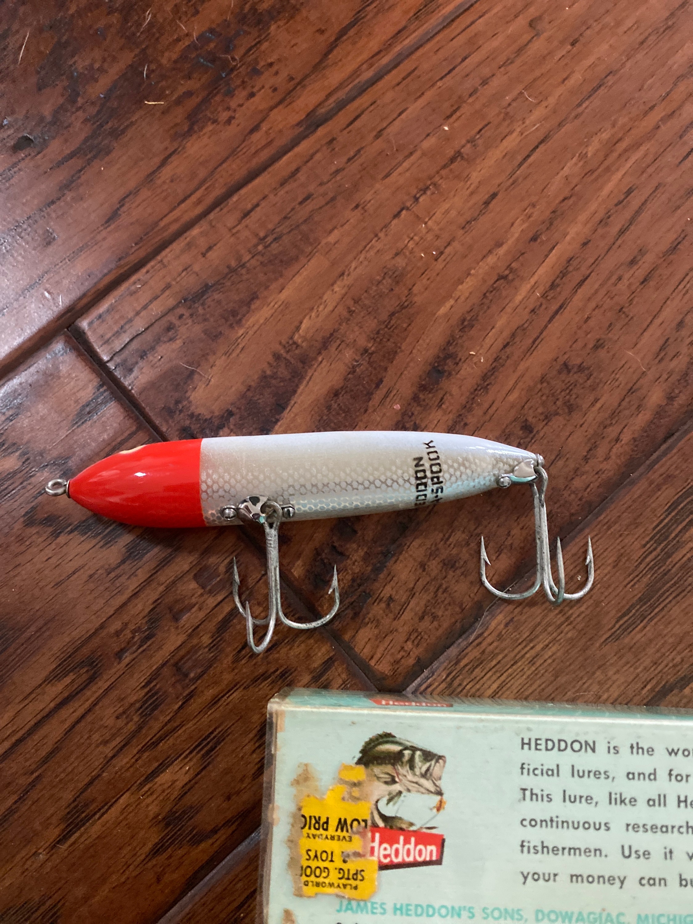 Lures Heddon Vintage Lot of 6 Lures Zara Spook 1 Lucky 13 Wood