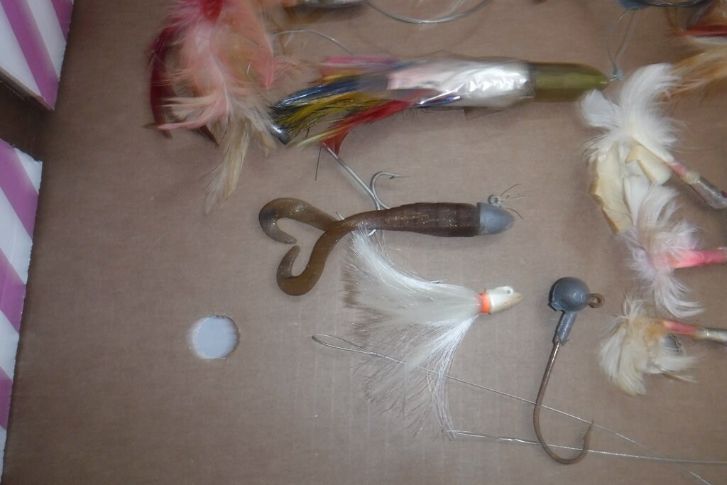 Fishing Lures Vintage Japan Barracuda Metal/lead Heads Glass