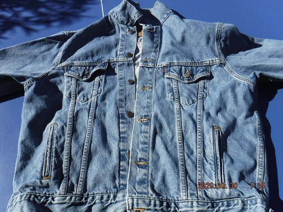 Levi Red Tab 70507-0389 Blue Denim Type 3 Trucker Jacket Made - Etsy
