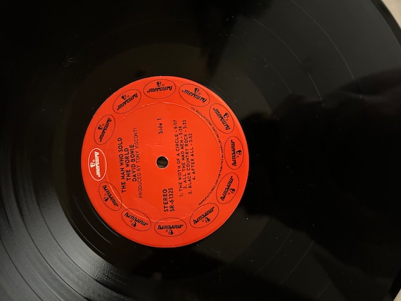 David Bowie Man Who Sold the World LP Mercury SR-61325 1970 - Etsy